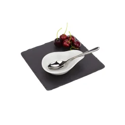 Schieferuntersetzer 17 x 17 cm