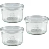 Servierglas 200 ml mit Schnappdeckel, 3er Set
