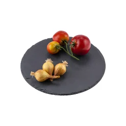 Servierplatte aus Schiefer Ø 25 cm