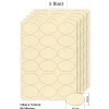 Steffis Etiketten 63,5 x 42,3 mm creme - 5 Blatt A4
