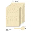 Steffis Siegeletiketten creme - 5 Blatt A4