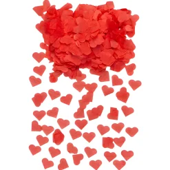 Streudeko 'Herz' aus Papier rot, 10 g