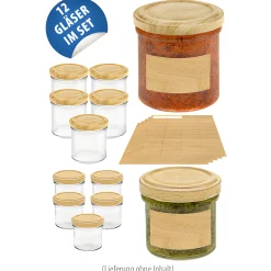 Sturzglas Set, 12 Gläser