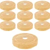 TO 66 Deep Trinkhalmdeckel Holzdekor, Loch Ø 13 mm, 10 Stück