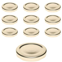 TO  58 gold past. mit Button, 10 Stück