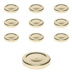 TO  53 gold past. mit Button, 10 Stück