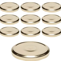 TO  82 gold ster. mit Button, 10 Stück