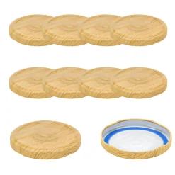 TO  66 Holzdekor matt past. mit Button BLUESEAL, 10 Stück