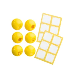 TO 38 Multikappe 6er plus 12 Etiketten, gelb