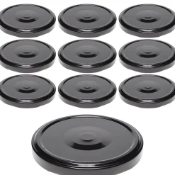 TO  82 schwarz past. mit Button, 10 Stück