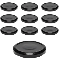 TO  63 schwarz past. mit Button, 10 Stück