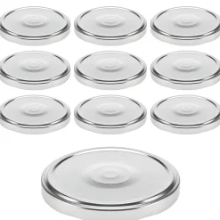 TO  82 silber ster. mit Button, 10 Stück