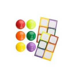 TO 38 Streuerkappe 6er plus 12 Etiketten, 6 Farben