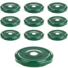 TO 63 Trinkhalmdeckel grün, Loch Ø 13 mm, 10 Stück