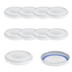 TO  70 weiß past. mit Button BLUESEAL, 10 Stück