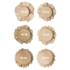 Vliesdeckchen Ø 135 mm natur, 10 Stück