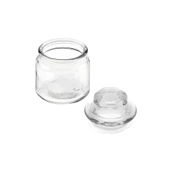 Vorratsglas   90 ml mit Glasstopfen