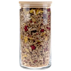 Vorratsglas 'Inga' 1210 ml mit Holzdeckel