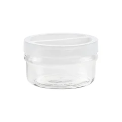 Vorratsglas 'Ortes' 1,5 Liter mit Schraubdeckel weiß