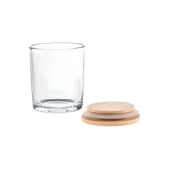 Vorratsglas 'Würzi' 200 ml mit Holzdeckel, 3er Pack