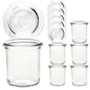 WECK-Mini-Sturzglas 140 ml + Glasdeckel, 6er Set