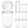 WECK-Sturzglas 850 ml + Glasdeckel, 6er Set