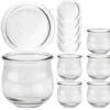 WECK-Tulpenglas 370 ml + Glasdeckel, 6er Set