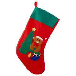 Weihnachtssocke zum Anhängen aus Filz, 25 x 40 cm