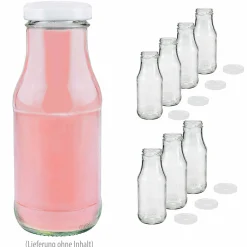 Weithalsflasche 263 ml, 8er Set