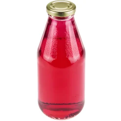 Weithalsflasche  500 ml mit Facetten Typ A